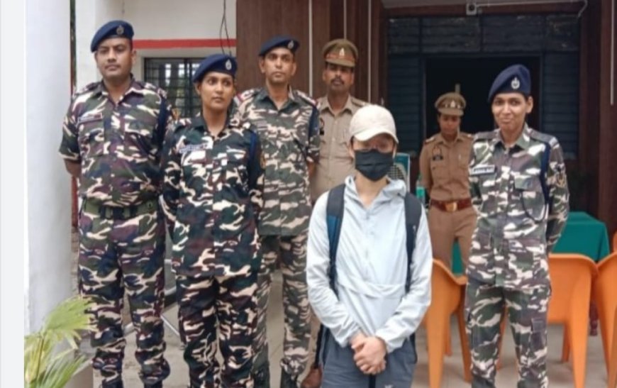 भारतीय सीमा में अवैध रूप से प्रवेश करते चीनी महिला गिरफ्तार