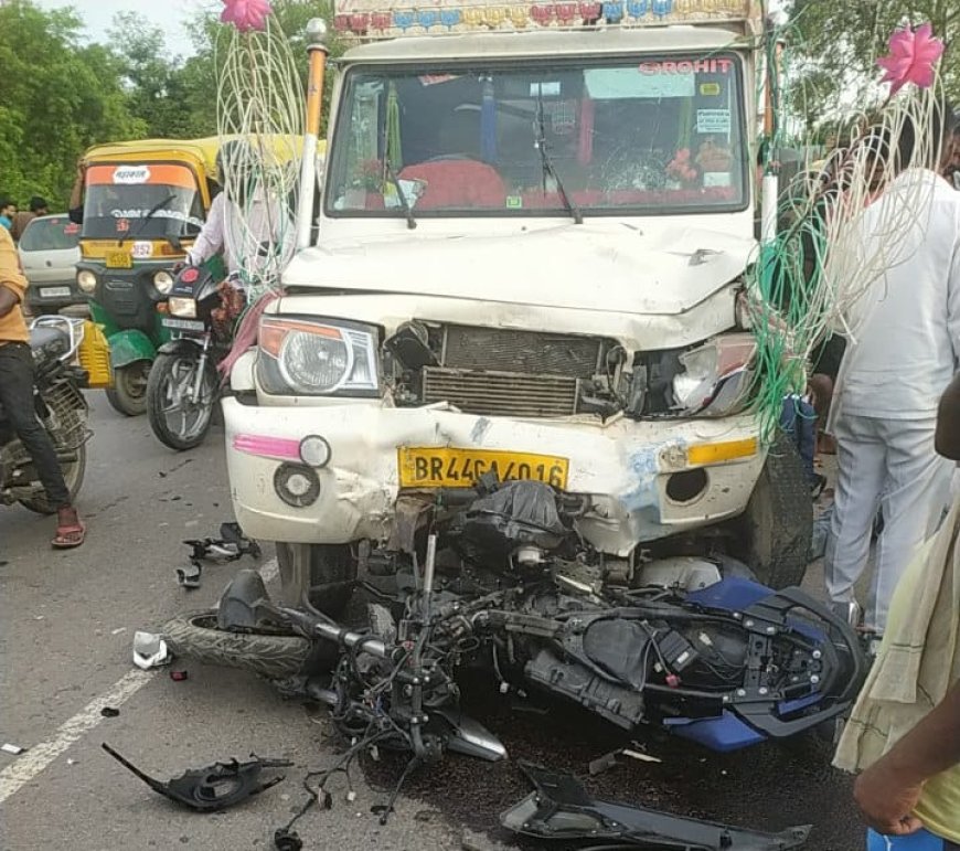 सड़क हादसे में युवक की दर्दनाक मौत