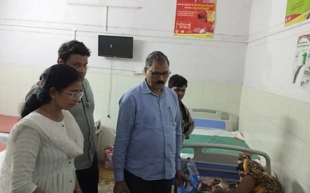 सीएमओ ने किया सीएचसी का औचक निरीक्षण