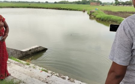 संदिग्ध परिस्थितियों में पोखरे में मिला शव, हड़कंप