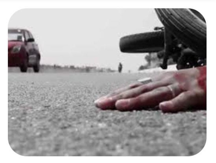 सड़क हादसे में बालक व चालक घायल