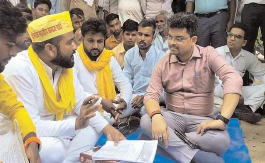 6 सूत्रीय मांगो को लेकर सुभासपा ने सौंपा ज्ञापन