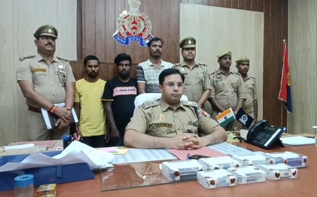 एटीएम बदलकर धोखाधड़ी करने वाले तीन शातिर गिरफ्तार