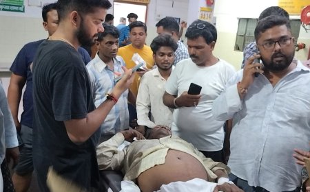 एचटी पोल पर तार जोड़ने चढ़ा लाइनमैन झुलसा, रेफर