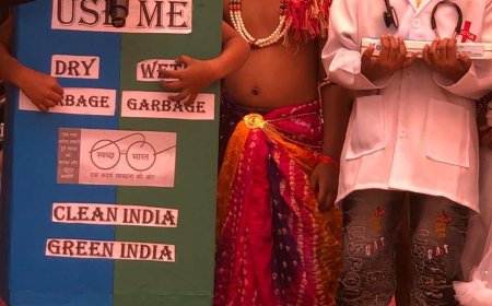 जीवीएम कान्वेंट स्कूल में मेला व प्रदर्शनी का आयोजन