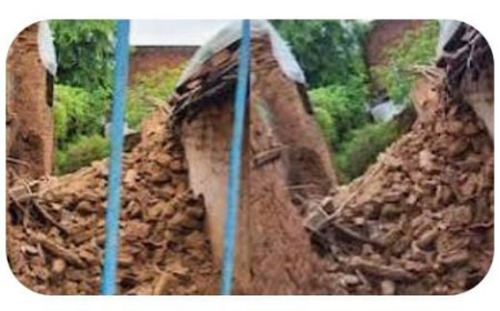 दीवार के नीचे दबने से वृद्ध श्रमिक की मौत