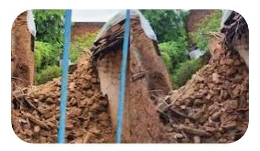 दीवार के नीचे दबने से वृद्ध श्रमिक की मौत