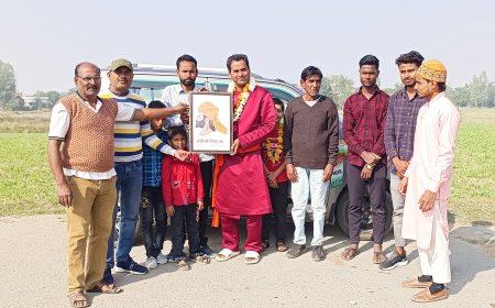 जानें... क्रांतिवीरों को श्रद्धांजलि देने कहाँ पहुंचे राधा गोविंद छीपा..."भारत यात्रा"