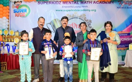 सुपर किड्ज चैंपियनशिप 2024 प्रतिभा सम्मान समारोह का भव्य आयोजन