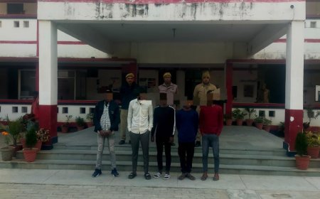 शांतिभंग की आशंका में पांच को भेजा न्यायालय