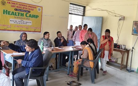 फ्री हेल्थ चेकअप कैंप में दिए बीमारियों से बचने के टिप्स