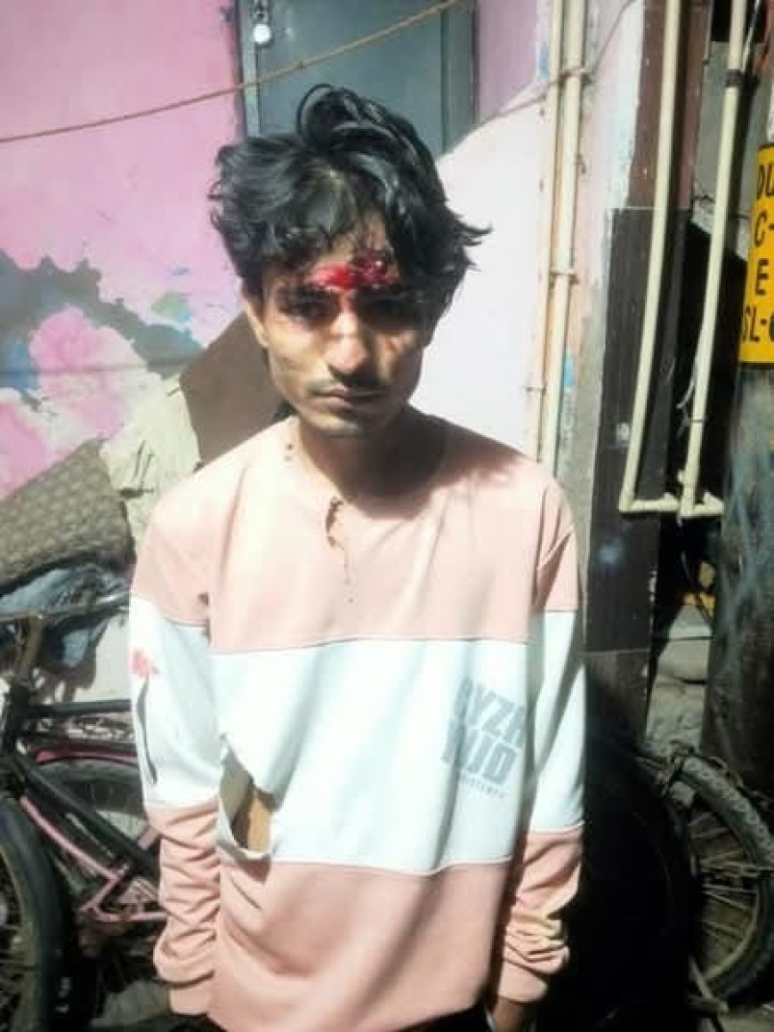 धारदार हथियार से दामाद पर हमला,खून से लथपथ पहुंचा थाने