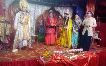 सीता स्वयंवर का मंचन देख भाव विभोर हुए दर्शक