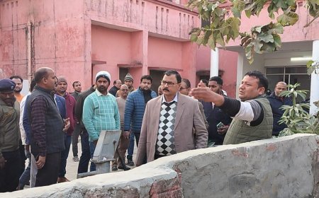 टीबी उन्मूलन अभियान की समीक्षा करने पहुंचे सीएमओ