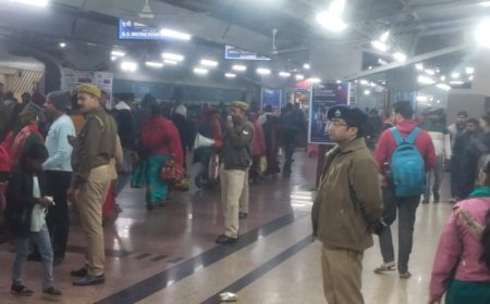 एसपी रेलवे ने रेलवे स्टेशन का औचक निरीक्षण कर लिया सुरक्षा व्यवस्था का जायजा