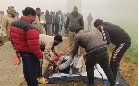 सड़क हादसे में साईकिल सवार की दर्दनाक मौत