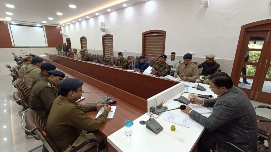 एसएसपी ने गोरखपुर महोत्सव व खिचड़ी मेला सकुशल सम्पन्न कराने का दिया निर्देश