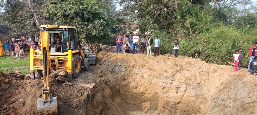 बनकटी में 80 वर्ष पुरानी जलनिकासी की समस्या समाप्त