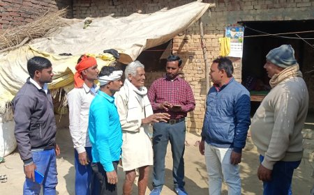 फार्मर रजिस्ट्रेशन को लेकर जागरूकता अभियान,सरकारी मुलाजिम किसानों के द्वार