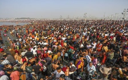 नेपाल के लाखों श्रद्धालुओं ने संगम में लगाई आस्था की डुबकी, साथ ले जा रहे हैं गंगा जल व रेत