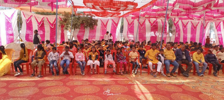 बसंतोत्सव व विद्यारंभ संस्कार कार्यक्रम का आयोजन