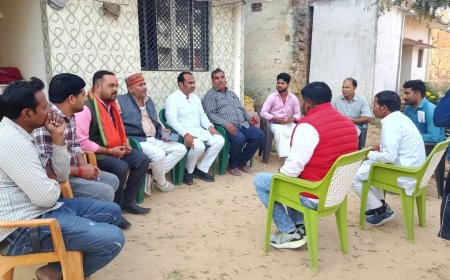 पूर्व मण्डल उपाध्यक्ष के निधन पर भाजपाईयों ने व्यक्त की शोक संवेदना