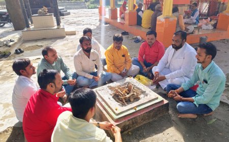 सवर्ण सेना प्रमुख के स्वास्थ्य के लिए हुआ हवन