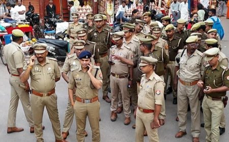 सीएम की शोभायात्रा को लेकर गोरखपुर पुलिस अलर्ट