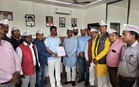 पुरानी पेंशन बहाली के लिए अटेवा ने कैबिनेट मंत्री व सांसद को सौंपा ज्ञापन