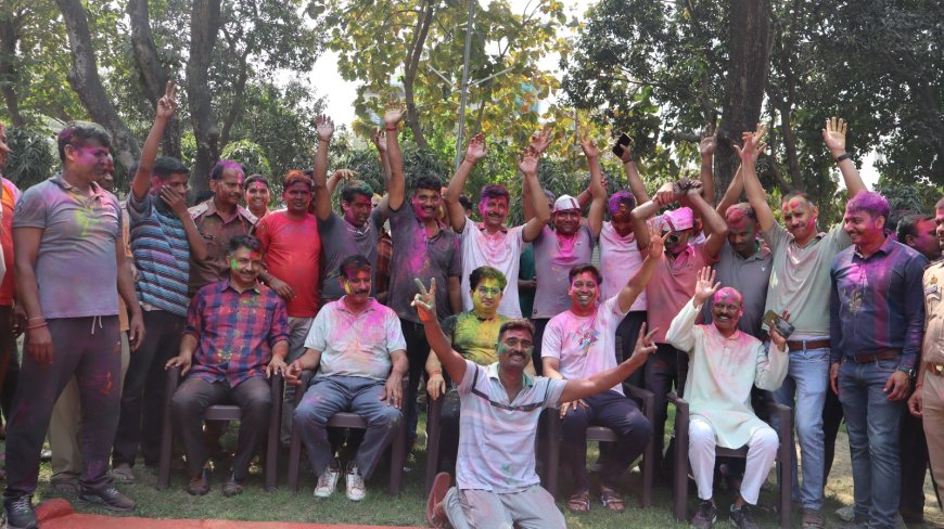 सिर्फ रंगों का त्योहार नहीं बल्कि आपसी प्रेम, सद्भाव और भाईचारे को मजबूत करने का पर्व है होली- एसपी जीआरपी