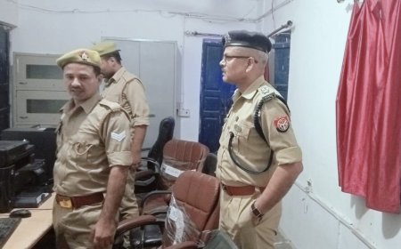 एएसपी ने किया परसरामपुर थाने का औचक निरीक्षण