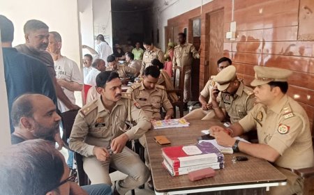 थाना समाधान दिवस में सुनी फरियादियो की समस्याएं