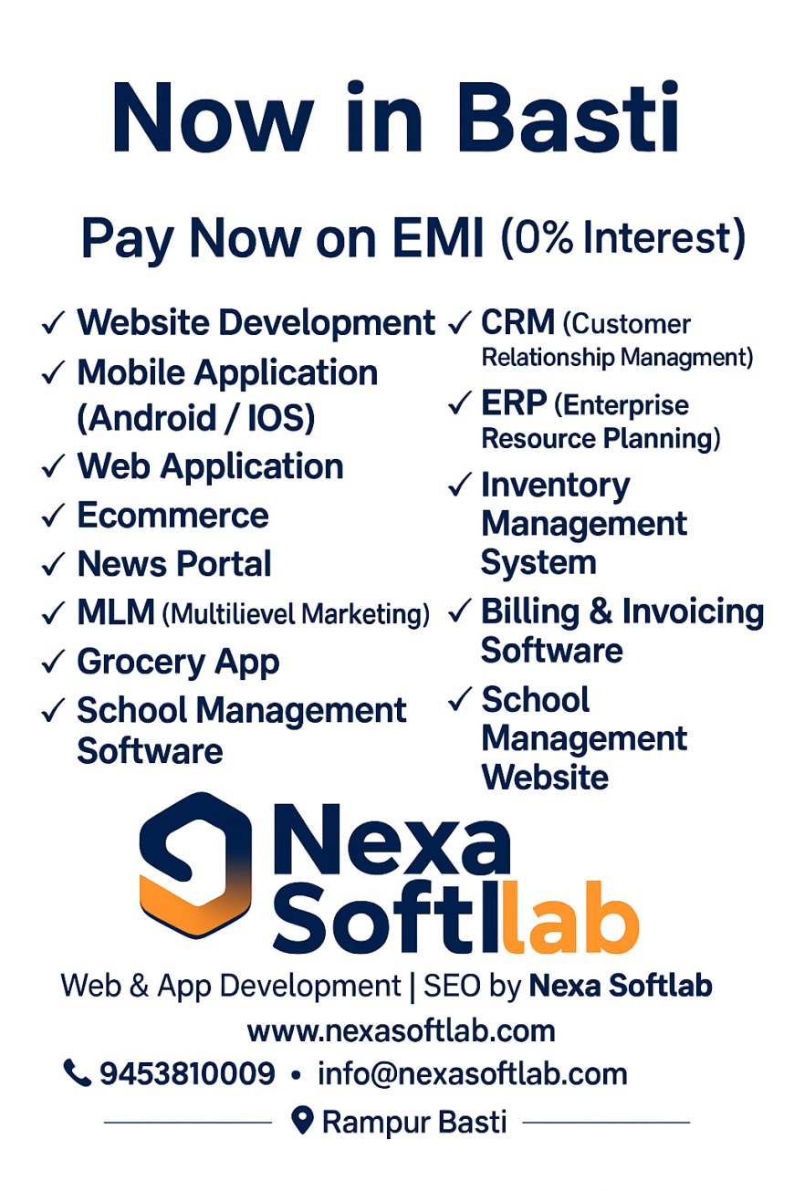 Nexa Softlab | Custom Website, Web, Mobile App & SEO Solutions with 0% EMI
