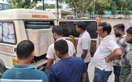 साउथ अफ्रीका से घर पहुंचा मृत युवक का पार्थिव शरीर