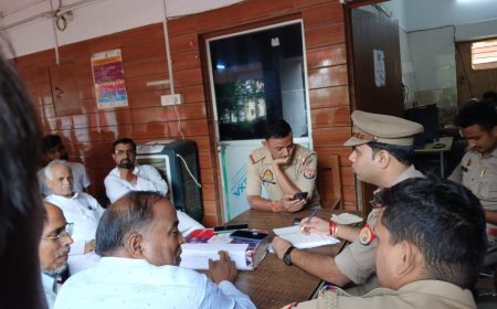 चेहल्लुम व जन्माष्टमी जुलूस को लेकर शांति समिति की बैठक हुई