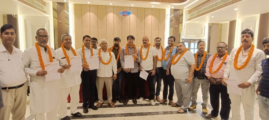 अध्यक्ष,उपाध्यक्ष व मंत्री/सचिव समेत कार्यकारिणी सदस्य निर्विरोध निर्वाचित