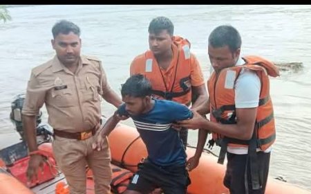 कलवारी-टांडा पुल से सरयू नदी में कूदा युवक