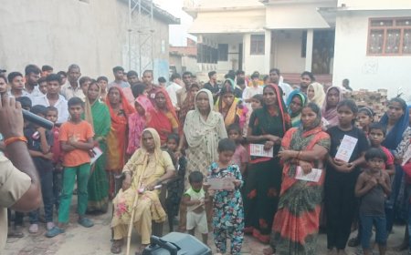 लालगंज पुलिस ने महिलाओं व बेटियों से किया संवाद