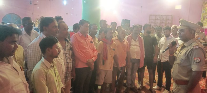 पुलिस ने देईसांड़ में लगाया जागरूकता चौपाल