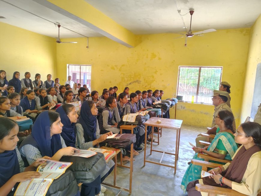 मिशन शक्ति व साइबर अपराध को लेकर चलाया संयुक्त जागरूकता अभियान
