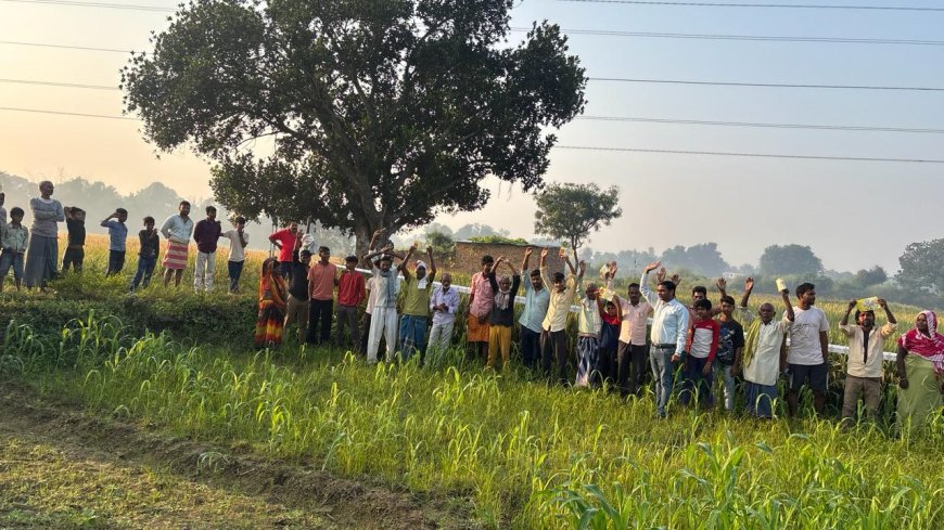 सम्मानित हुए उन्नतिशील किसान शिव नारायण