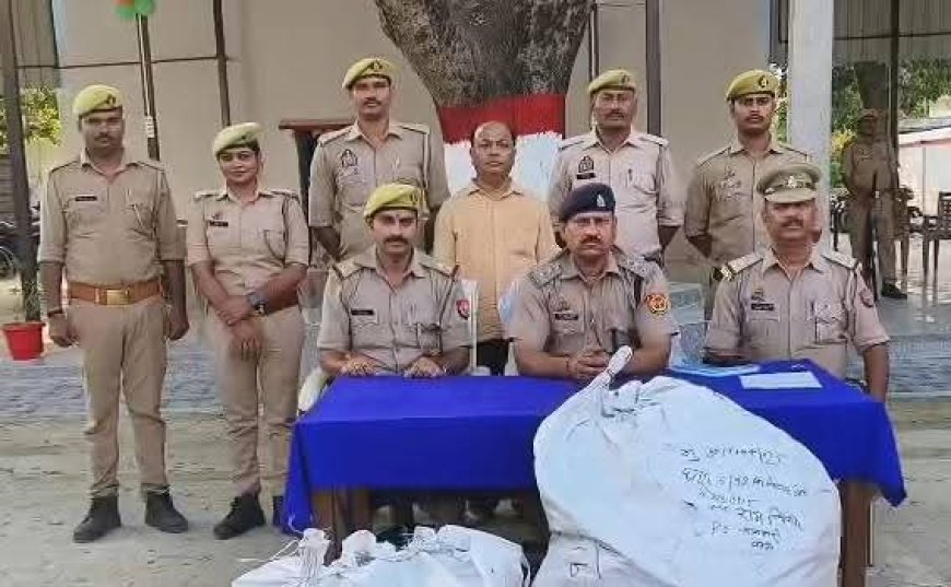 गायघाट में अवैध पटाखा बरामद, एक गिरफ्तार
