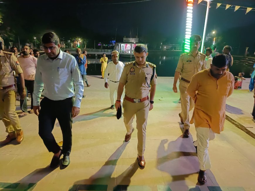 छठ महापर्व के दृष्टिगत डीएम व एसएसपी ने किया सूरजकुंड धाम का निरीक्षण