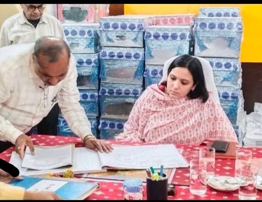 बस्ती की नवागत जिलाधिकारी कृतिका ज्योत्सना ने संभाला कार्यभार