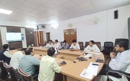 वीडियो कॉन्फ्रेंसिंग कर की गई एसआईआर कार्यों की समीक्षा