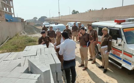 एडीजी ने किया सोनबरसा थाना व एसएसएफ बटालियन निर्माण स्थल का निरीक्षण