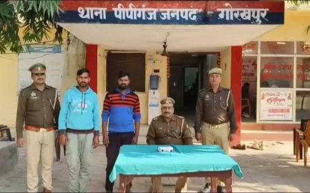 पीपीगंज पुलिस को मिली बड़ी सफलता,पकड़े गए दो अभियुक्त