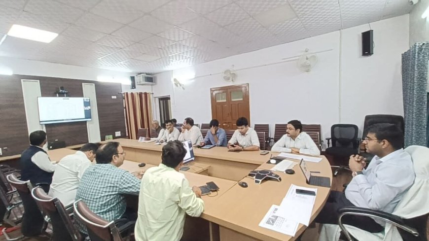 वीडियो कॉन्फ्रेंसिंग कर की गई एसआईआर कार्यों की समीक्षा