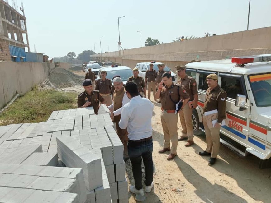 एडीजी ने किया सोनबरसा थाना व एसएसएफ बटालियन निर्माण स्थल का निरीक्षण