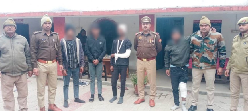 हत्या के चार मुख्य आरोपी गिरफ्तार, एक बाल अपचारी पुलिस अभिरक्षा में